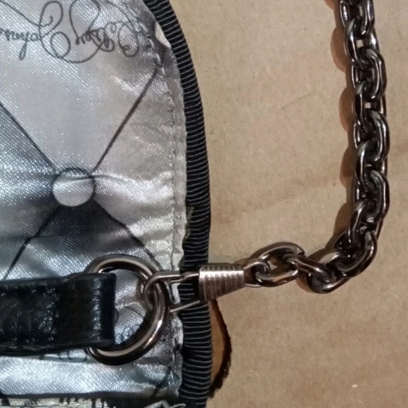 FIRM $$ Like New! Betsey Johnson Floral Embroidered Crosbody Clutch Purse Bag - Picture 5 of 11